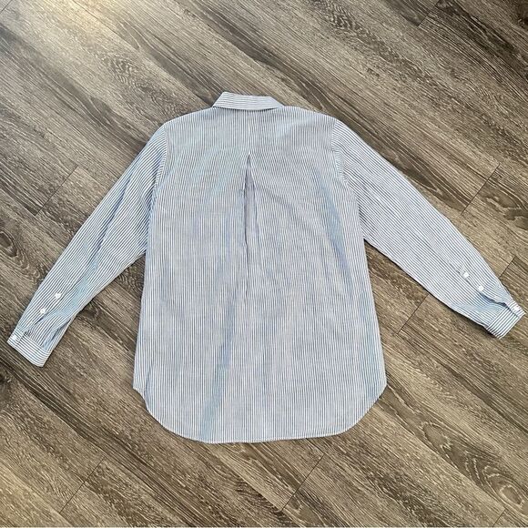 Lafayette 148 pinstripe button down - Picture 6 of 8